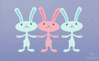 Easter Bunny Love GIF by Ecard Mint