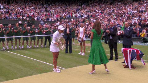 Kate Middleton Sport GIF by Wimbledon
