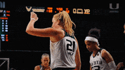 High Five College Sports GIF by Miami Hurricanes
