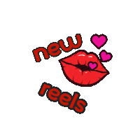 Heart Lips Sticker by monikapolasek