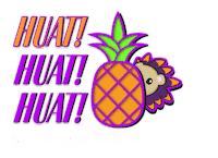 Pineapple Good Fortune Sticker by SRI_Experience
