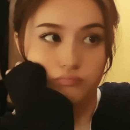 Bored Cute Girl GIF