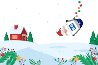 RGFireandSecurity summer fire holiday snow Sticker