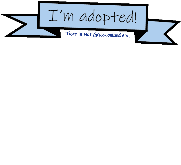 Rescue Adoption Sticker by Tiere in Not Griechenland e.V.