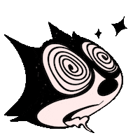 Pedaleahoy cat confused friday tired Sticker