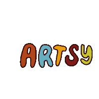 ohgeezangie art rainbow artist drawing Sticker