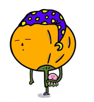 Tired Good Night GIF by Orandot