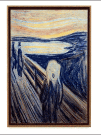 Edvard Munch Halloween GIF by ElmonX
