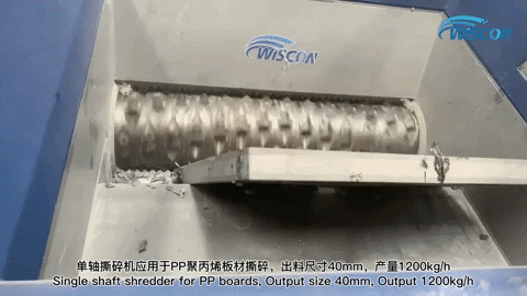 wisconwu giphyupload plastic shredder industrial shredder plastic crusher GIF