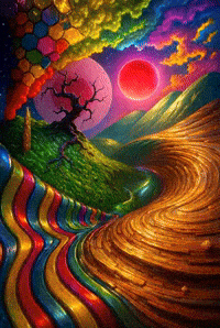 Rainbow Tripping GIF by The LSD Hotel