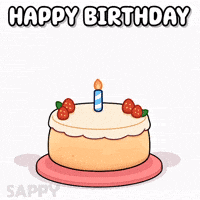 Celebrate Happy Birthday GIF by Sappy Seals