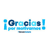 Gracias Sticker by Banco de Occidente