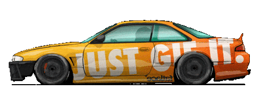 Car Racing Sticker by kneapolitan
