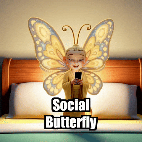 Social Media Connection GIF by BuddhaFlyJourney