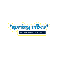 Blue And Gold Msu Sticker by Murray State University