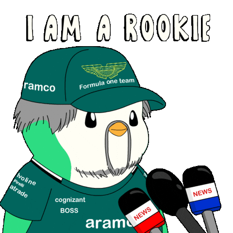 Racing Penguin Sticker by Abster