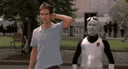 Robot Busking GIF