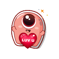 I Love You Heart Sticker by colourcon