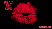 redcosmetica beauty red makeup lips GIF