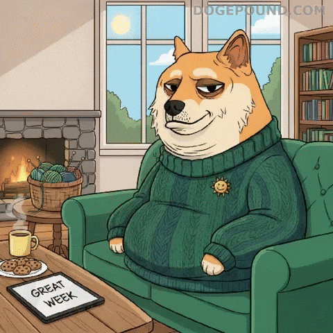 Relaxing Shiba Inu GIF by Doge Pound