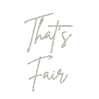 Thats Fair Sticker by Kassie Layne Photography