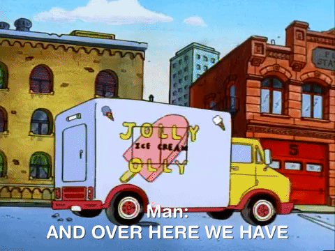 hey arnold nicksplat GIF