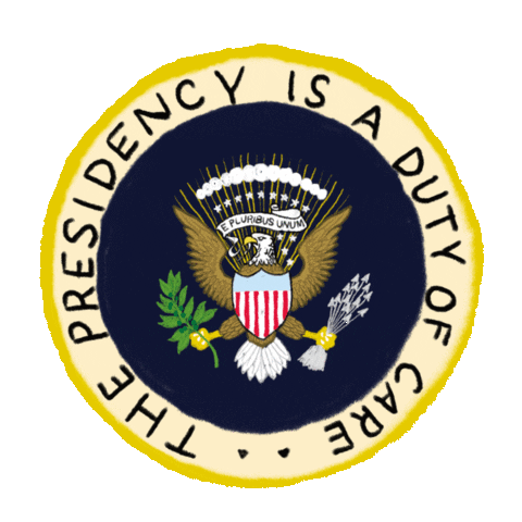 creative-courage trump 2020 election seal Sticker