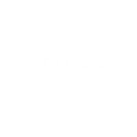 Friday Weekday Sticker