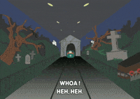 scared eric cartman GIF by South Park 