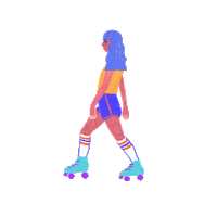 Girl 80S Sticker