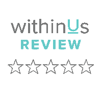 Review 5 Stars Sticker by withinUs Natural Health