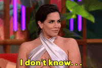 I Dont Know Vanderpump Rules GIF