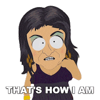 This Is Me Thats How I Am Sticker by South Park