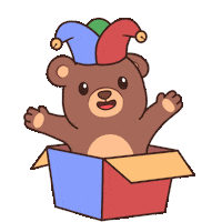 Jack In The Box Surprise Sticker by BEARISH