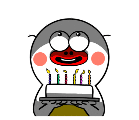 Birthday Horror Sticker by kwaesam