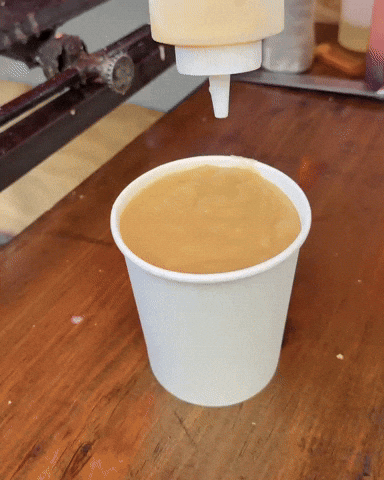 Pouring Coconut Milk GIF