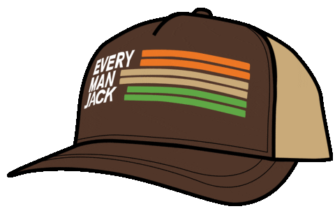 Hat Cap Sticker by Every Man Jack