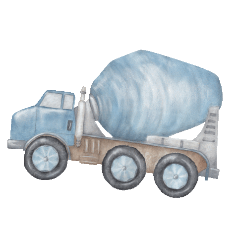 Construction Sticker by Little Rae Prints