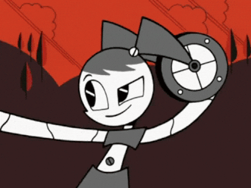 StruggleStrainAndStrength giphyupload robot my life as a teenage robot winding GIF