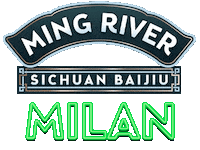 Milan Sticker by Ming River