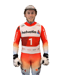 helvetia_schweiz yes joy success swiss ski Sticker
