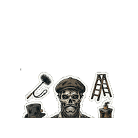 Skull Aprobado Sticker
