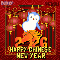 Chinese New Year Penguin GIF by Pudgy Penguins