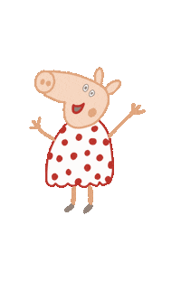 Peppa Pig Sticker by Nadine Chaignat