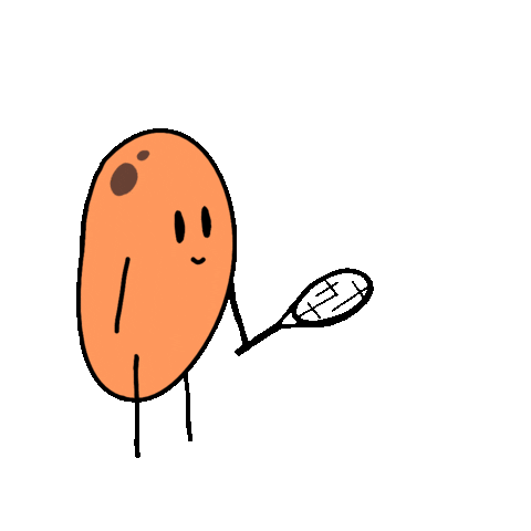 Tennis Potatoes Sticker