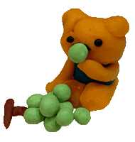 Clay Eat Sticker