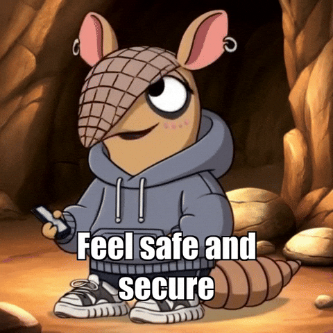 Security Protection GIF by Chillo Dillo
