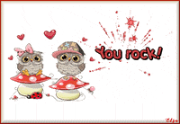 Animated Card You Rock GIF