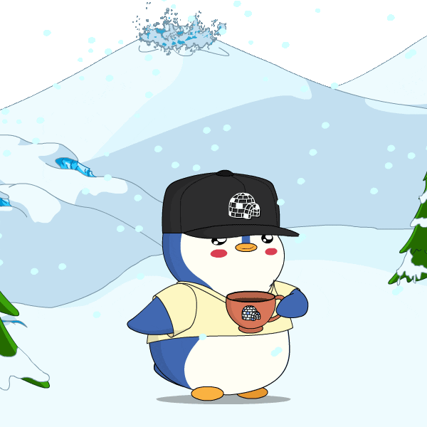 Relaxed Tea Time GIF by Pudgy Penguins