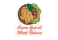 Chicken Geprek Sticker